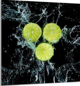 PIATTO IN VETRO PER CUCINA 60x65 Limone