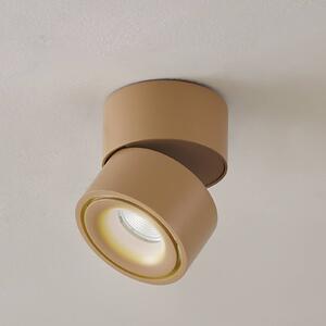 Arcchio Faretto da soffitto LED Rotari, marrone, 1 luce, 8,9W Rotari Arcchio, dimmerabile, Marrone / Ruggine, Corridoio, Alluminio, Moderno