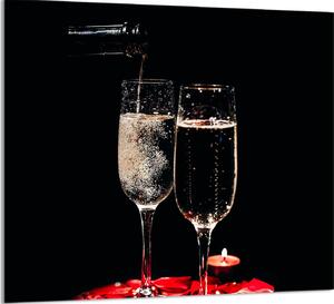 PIATTO IN VETRO PER CUCINA 65x60 Vino