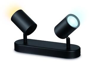 Philips WiZ bianco sintonizzabile 8719514551831 Faretto IMAGEO 2xGU10 10W/700lm 2700-6500K nero dimmerabile
