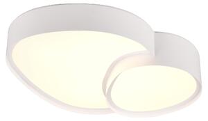 Trio Rise plafoniera LED 21W dimmerabile bianco opaco CCT colore luce regolabile luce notturna