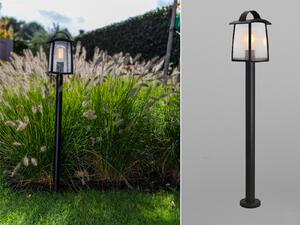 Lanterna da esterno per giardino, palo KELSEY nero Lutec 7273601012