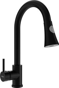Mexen Elia rubinetto da cucina, nero - 670101-70