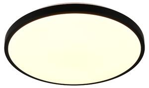 Plafoniera a LED, nera, telecomando, dimmerabile, P 49 cm