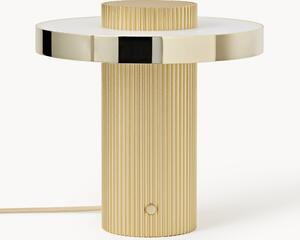 Lampada da tavolo piccola a LED con base millerighe Elna