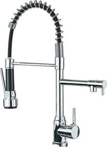Rubinetto da cucina, bocca estraibile, design monocomando, cromato B