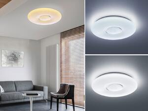 Lampada da soffitto a LED AKINA, bianca, dimmerabile, con telecomando e luce notturna, Ø 41 cm