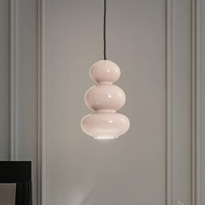 Lampada a sospensione Oman Argon, dimmerabile, Alluminio / Grigio / Zincato, Soggiorno / Sala da pranzo, Vetro, Lampada a sospensione