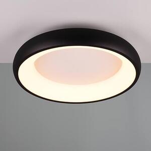 Trio Leuchten - Plafoniera moderna I Plafoniera I Lampada I Luce nera 45cm incl. LED dimmerabile - Cardona - Metallo Rotondo - LED adatto (non sostituibile) LED