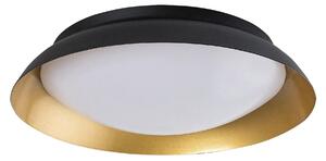 Plafoniera moderna per soggiorno camera da letto nero-oro rotonda Ø40cm LED 24W HAFSA Rabalux