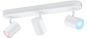 Plafoniera LED Dimmerabile RGB Smart WiFi - Bluetooth 4,9W Tre faretti WiZ Imageo Bianco