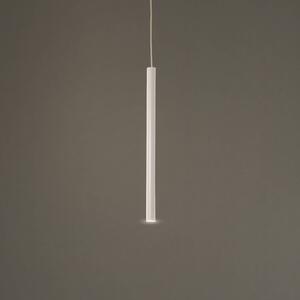 Lampada LED a sospensione Rulo, beige, acciaio, Ø 3,2 cm Rulo Argon, Crema / Ambra, Soggiorno / Sala da pranzo, Metallo