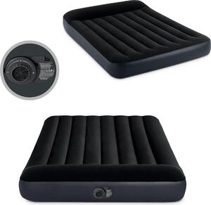 Materasso gonfiabile per lettino in velluto con pompa Intex 64148ND