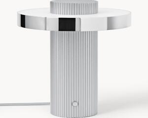 Lampada da tavolo piccola a LED con base millerighe Elna