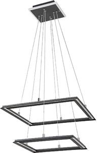 Rabalux 72243 Famiglia di luci moderne in metallo nero