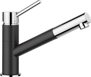 BLANCO KANO-S miscelatore cucina bassa pressione antracite/cromo tubo flessibile spray