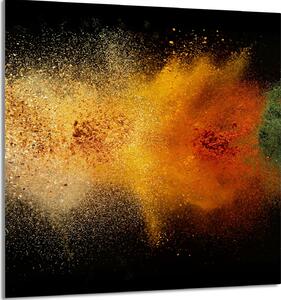 PIATTO IN VETRO PER CUCINA 60x65 Spezie