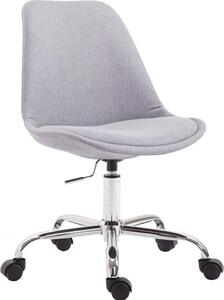 Sedia ergonomica per ufficio - Sedia da ufficio - Altezza del sedile regolabile in continuo - Design moderno | Colore: Grigio