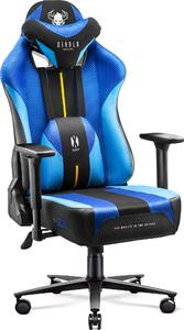 Diablo X-Player Gaming Chair Sedia da ufficio in tessuto 3D Braccioli Design ergonomico Cuscino collo/glutei Frost black King Size XL