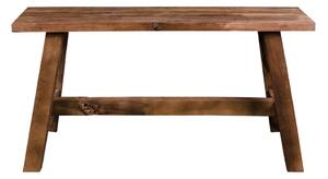 Panca da giardino marrone in legno massiccio Barcelona – House Nordic