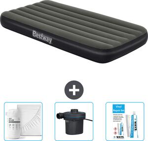 Materasso gonfiabile Bestway - 1 persona - 99 x 188 x 28 cm - Blu - Accessori inclusi
