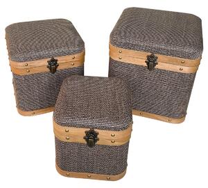 Bauli, scatole di immagazzinaggio Signes Grimalt Scatole Vintage Storage 3 Unità