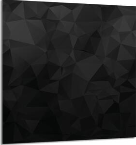 PIATTO IN VETRO PER CUCINA 60x65 Nero