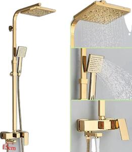 Rubinetto per doccia, superficie lucida, stile contemporaneo, BIANCO