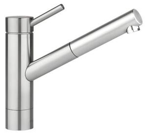 KWC Inox 4, miscelatore per lavabo, acciaio inox, alta pressione