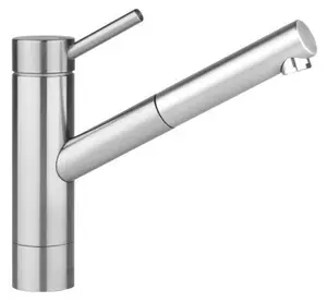 KWC Inox 4, miscelatore per lavello, acciaio inox, alta pressione