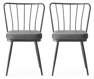 Skye Decor, Yldz- Yldz NMB, Schwarz, sedie da ufficio, 82x43x42 cm, telaio: 100% metallo