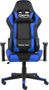 Sedia da gioco girevole in PVC blu