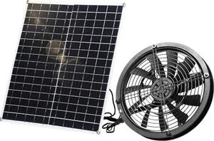 SUNYIMA SOLAR FAN, 20 W WEATERORFORTER FAUS DC Piccoli pollai, serre, capannoni, case per animali domestici, scarichi per finestre
