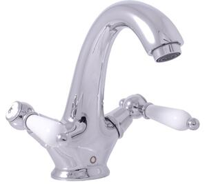 Slezák-RAV Miscelatore per lavabo Slezák RAV Morava Retro MK528 Colore: cromo, Dimensione: 1/2''