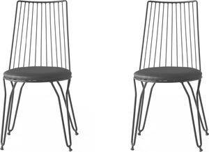 Skye Decor, Ada- Ada 282NMB, nero, sedie da ufficio, 84x44x44 cm, struttura: 100% metallo
