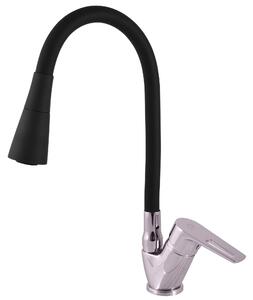 Slezák-RAV Slezák Rav CO206/13 Miscelatore per lavello con braccio flessibile con doccia Colore: cromo, Dimensione: 3/8''