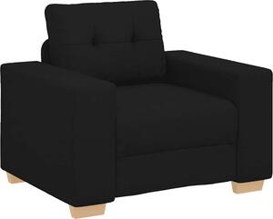 Divano Sedia Nero 100x78x80 cm in Tessuto