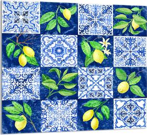 PIATTO IN VETRO PER CUCINA 65x60 Mosaico