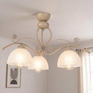 Brilagi - Lampadario a plafone ANTICO MODERN 3xE27/60W/230V beige