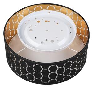 Plafoniera ULLE 1xE27/15W/230V diam. 35 cm nera