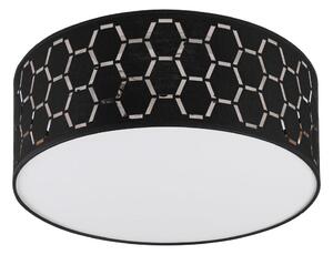 Plafoniera ULLE 1xE27/15W/230V diam. 35 cm nera
