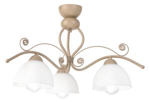 Brilagi - Lampadario a plafone ANTICO MODERN 3xE27/60W/230V beige