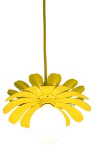 Bohemia-Design - Lampada a sospensione con cavo 1xE27/60W/230V gialla