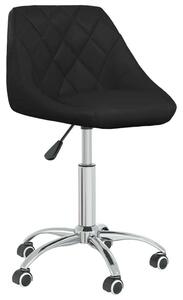 VidaXL Sedia da ufficio girevole in Pelle finta nera