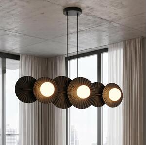 Lampadario a sospensione UMBRA 6xG9/8W/230V nero