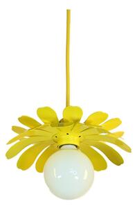 Bohemia-Design - Lampadario a cavo 1xE27/60W/230V giallo