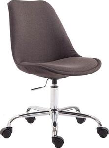 Sedia ergonomica per ufficio - Sedia da ufficio - Altezza del sedile regolabile in continuo - Design moderno | Colore: grigio scuro