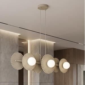 Lampadario a sospensione con cavo UMBRA 6xG9/8W/230V beige