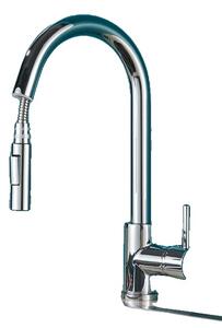 Rubinetto da cucina, Funzione spray estraibile, Design contemporaneo, Cromo senza sensore