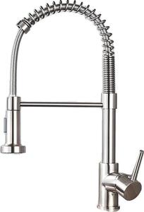 Rubinetto da cucina, funzione spray estraibile, rotazione a 360 gradi, nichel B